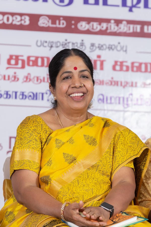  Minister Geetha Jeevan briefed about hi-tech facilities in Thozhi Womens Hostel