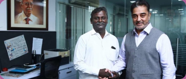 Makkal needhi maiam key executive Ponnusamy quits party 