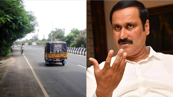 Why is PMK Anbumani Ramadoss angry with this particular road in Chennai? 