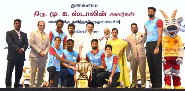  The players who won the tn cm trophy 2023 praised Stalin