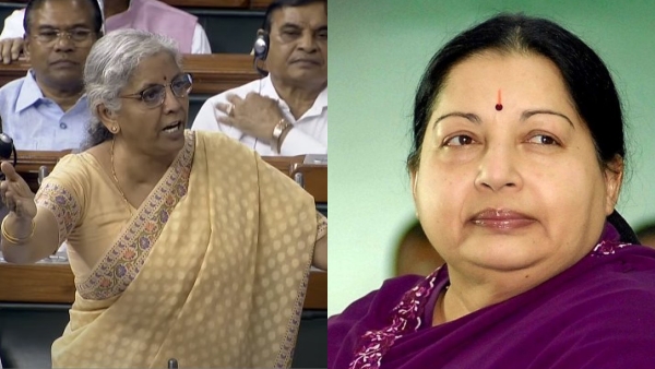 Is Nirmala Sitharamans statement that DMK grabbed Jayalalithas saree true? 