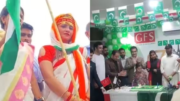  Pakistan Woman Seema and Indian woman Anju did what in independence day 