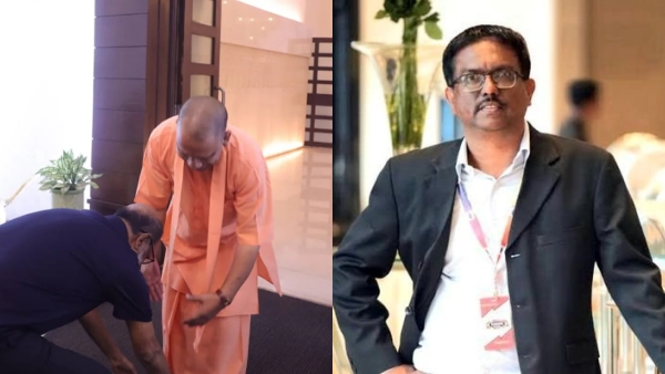 Cinema tracker Ramesh Bala on Rajini for touching Yogi Adityanath feet 
