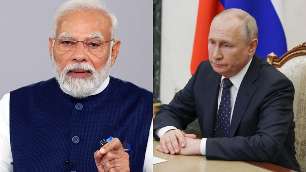 Prime Minister Narendra Modi spoke to Russian president Vladimir Putin over phone 