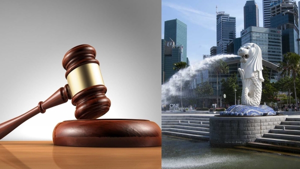 The Singaporean court ordered compensation for the Tamil who was involved in the accident 
