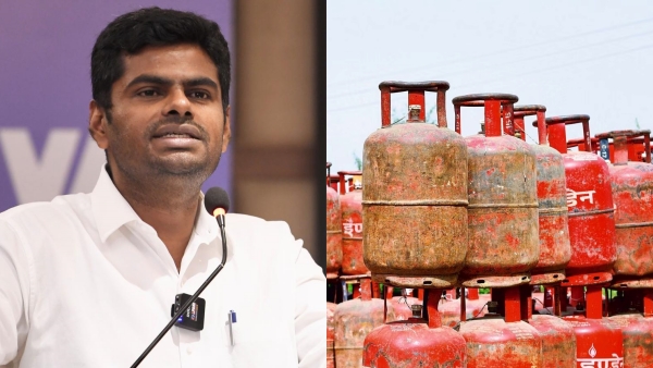 Annamalai asks DMKs election promise of providing subsidy of Rs.100 per gas cylinder Annamalai asks DMKs election promise of providing subsidy of Rs.100 per gas cylinder