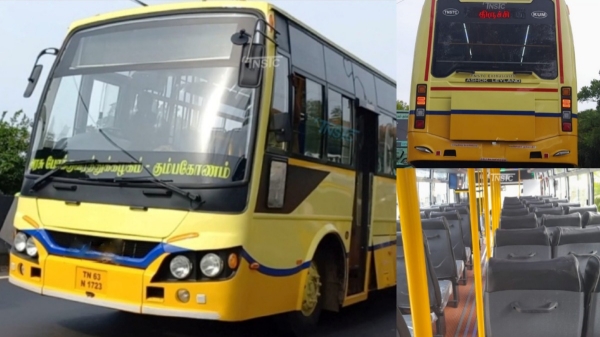 What is so special about Tamil Nadu State Transport Corporations yellow buses? 