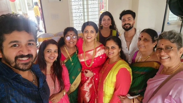 Actress Divya had a baby naming ceremony and Arnaav posted a post