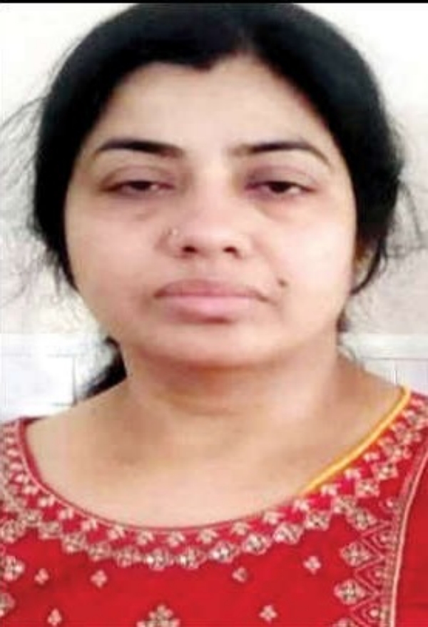 Nirmala, the sister of Elfins managing director, who returned from England, was arrested Nirmala, the sister of Elfins managing director, who returned from England, was arrested