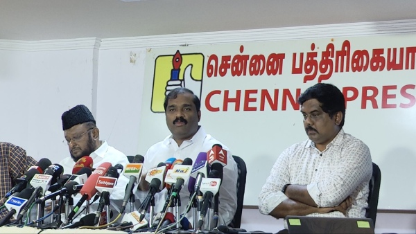 Panruti MLA Velmurugan angry reply to reporter at press meet