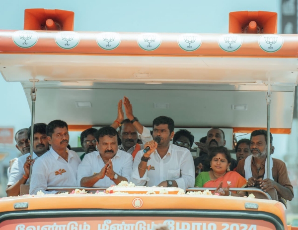 Annamalai attacks Udhayanidhi stalin and Su venkatesan at Melur BJP padayatra 