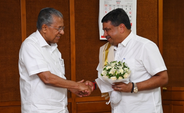 TamilNadu IT Minister PTR Palanivel thiagarajan visited Kerala Assembly today TamilNadu IT Minister PTR Palanivel thiagarajan visited Kerala Assembly today