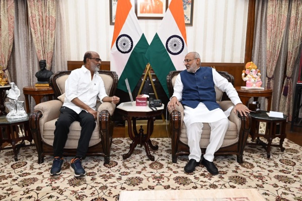  Actor Rajinikanth went to Jharkhand and met governor CP Radhakrishnan