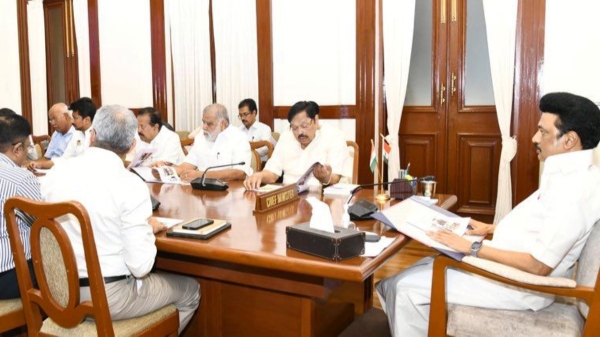 CM Stalin important meeting with senior ministers and officials about magalir urimai thogai scheme 