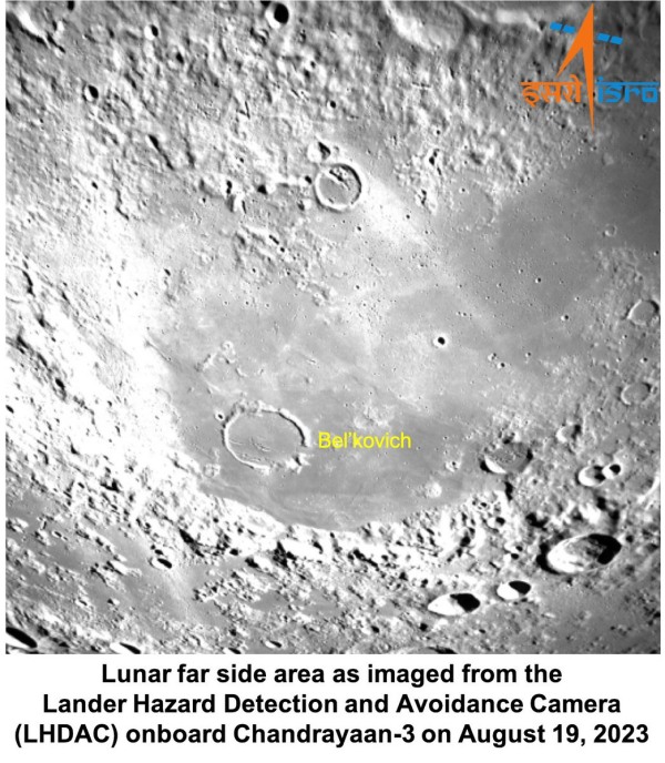  Vikram Lander took pictures of safe places to land on the moon 