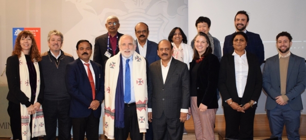 Minister Tha.Mo.Anbarasan has gone on a three-day official visit to the Republic of Chile in South America Minister Tha.Mo.Anbarasan has gone on a three-day official visit to the Republic of Chile in South America