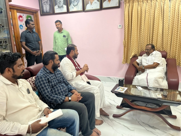 Thamimun Ansari went to Minister Raghupathi residence, spoke for more than half an hour about the release of Islamic life prisoners 