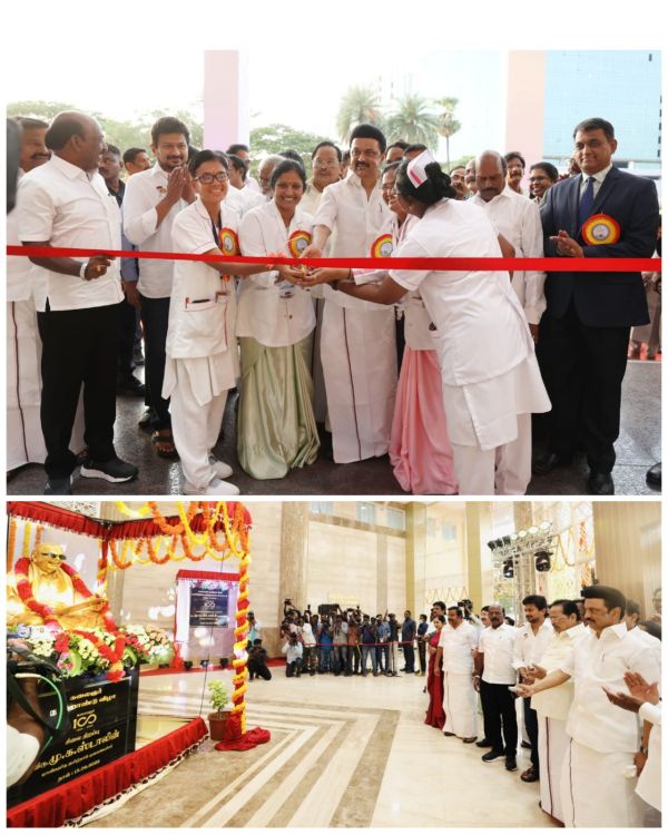  Double balloon endoscopy instrument treatment has been implemented at kalaignar centenary super specialty hospital 