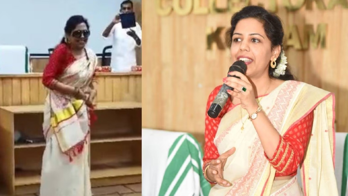 "கூலிங் கிளாஸ்.. கூலான ஸ்டெப்ஸ்.!" ஓணத்திற்கு கலக்கலாக ஆட்டம் போட்ட