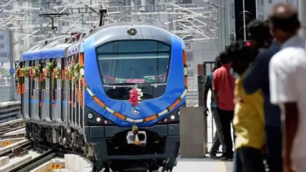 passengers suffer as technical snag hits metro service in chennai 