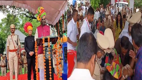 Minister and assembly speaker collapsed at Independence Day events in Madhya Pradesh