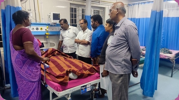 Krishnan who witnessed the Nanguneri incident and died of a heart attack, CM Stalin announced Rs.3 lakhs 