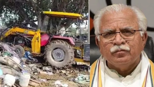  Haryana government razed shanties of immigrants living in Tauru
