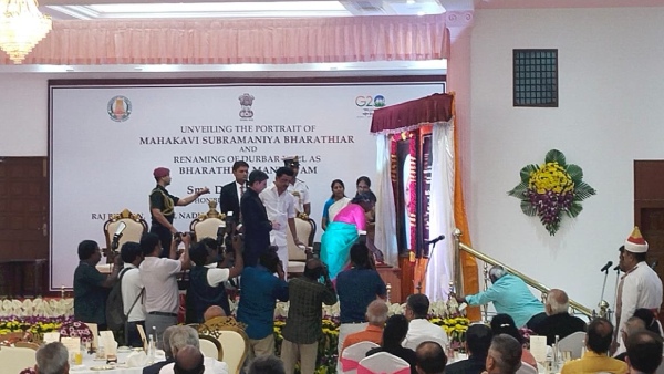 President Droupadi Murmu renames tn governor house darbar hall as bharathiyar mandapam