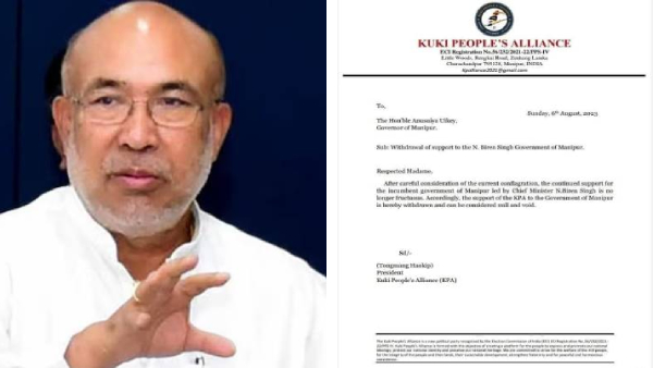 BJP ally KPA withdraws support from Biren Singh government in Manipur 