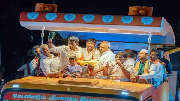 Enn Mann Enn Makkal: Ahead of Annamalai Padayatra Bharat Mata Statue removed from Virudhu Nagar BJP Office 