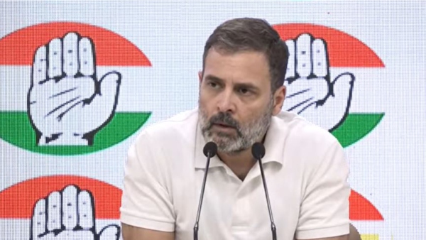 PM Modi was laughing laughing shamelessly when Manipur is still burning: Rahul gandhi attacks 