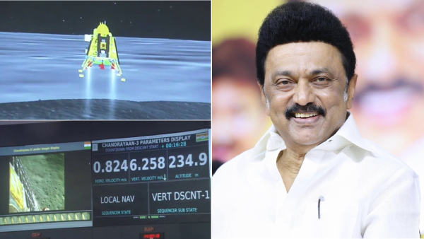 Stalin Congratulations to ISRO on the successful landing of Chandrayaan-3! Stalin Congratulations to ISRO on the successful landing of Chandrayaan-3!