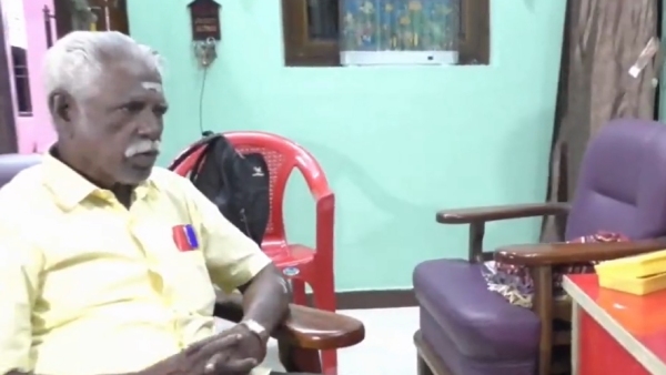 Chandrayaan-3 Project Director Veeramuthuvels Father met press the happiest moment Chandrayaan-3 Project Director Veeramuthuvels Father met press the happiest moment