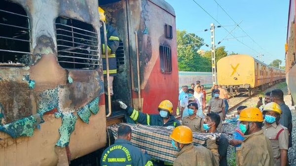 train fire accident in Madurai cylinder bought in black market is the cause; Shocking information released train fire accident in Madurai cylinder bought in black market is the cause; Shocking information released