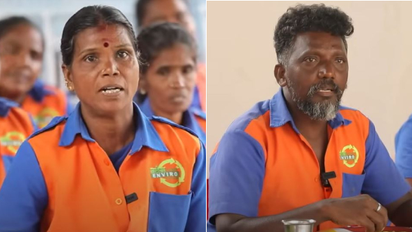 A DMK councillor has been giving food to the chennai corporation cleaning workers every day A DMK councillor has been giving food to the chennai corporation cleaning workers every day