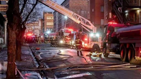 63 killed in fire in 5-storey building in South Africa 