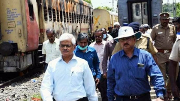 Railway Safety Commissioners 2nd day of investigation at Madurai train accident site 