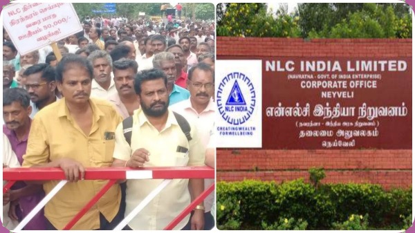 NLC contract workers strike: negotiations today at Cuddalore Collectorate 