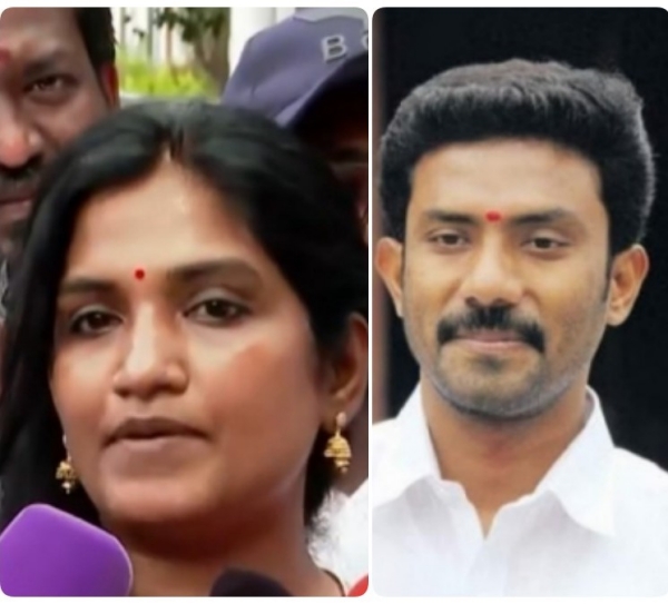 Salem Kausalya press meet about sexual harassment complaint on Ravindranath mp filed by Gayathri 