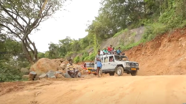  After 80 years Palamalai village get road facility due to CM Stalins efforts