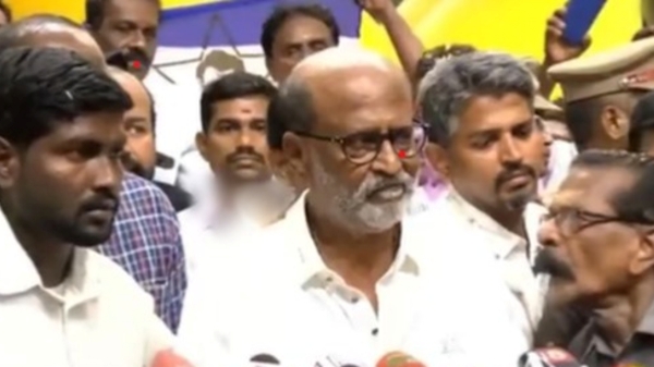 netizens are trolling rajinikanth press meet yesterday in chennai airport 