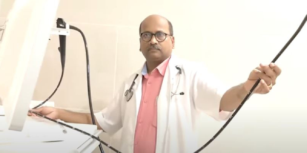  Double balloon endoscopy instrument treatment has been implemented at kalaignar centenary super specialty hospital 