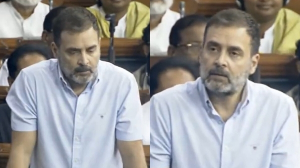Why is Sansad TV cutting to speaker’s visuals when Rahul Gandhi is speaking in parliament? 