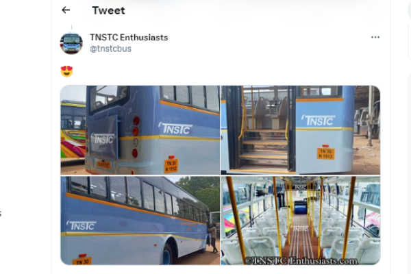 Tamil Nadu State Transport Corporation updates City and Corporation buses Tamil Nadu State Transport Corporation updates City and Corporation buses