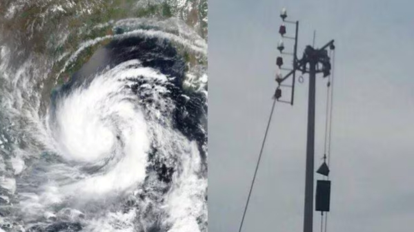 Storm warning cage no 1 mounts in 7 ports in tamilnadu 