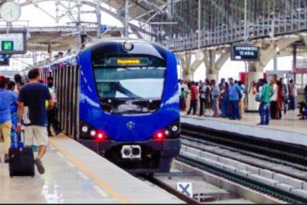 Chennai Metro creates a new record with the number of passengers traveling in a month Chennai Metro creates a new record with the number of passengers traveling in a month