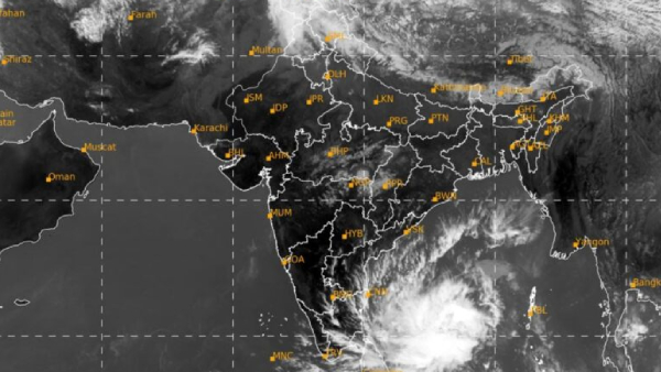 Deep depression in Bay of Bengal results rain in Tamilnadu and Puducherry 