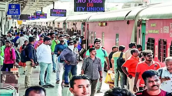 Trichy train services cancelled due to inter locking works in railway station 