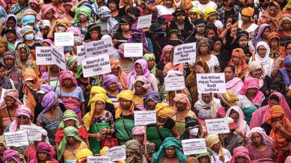  Manipur violence We need seperate state says demands kuki people protesting at chennai
