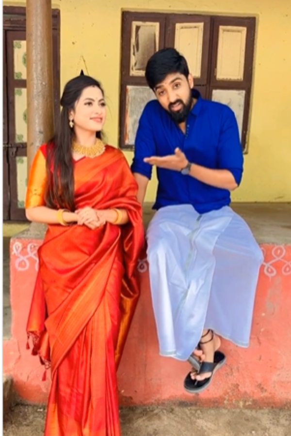 Ethirneechal Serial Janani and shakthi make reels video shakthi in anger